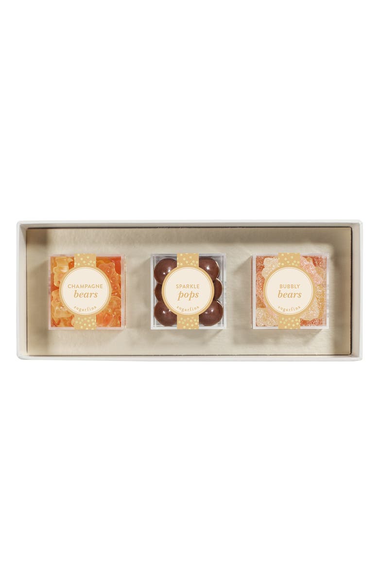 sugarfina Sweet & Sparkling Set of 3 Candy Boxes, Alternate, color, 