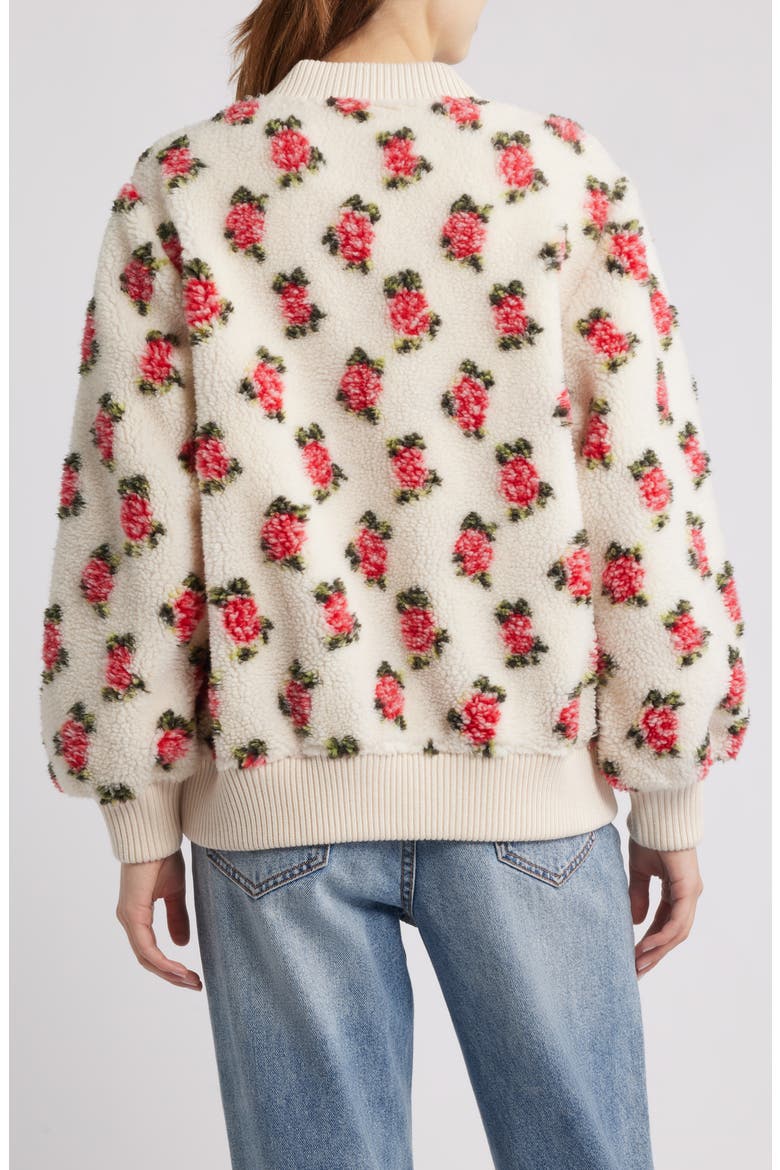 メンズ 1141 Floral Embroidery Plaid Zip Blouson