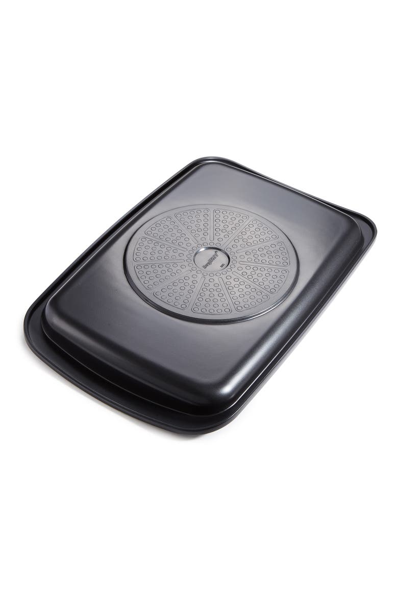 Leo Graphite 12.75" Grill Plate, Alternate, color, BLACK