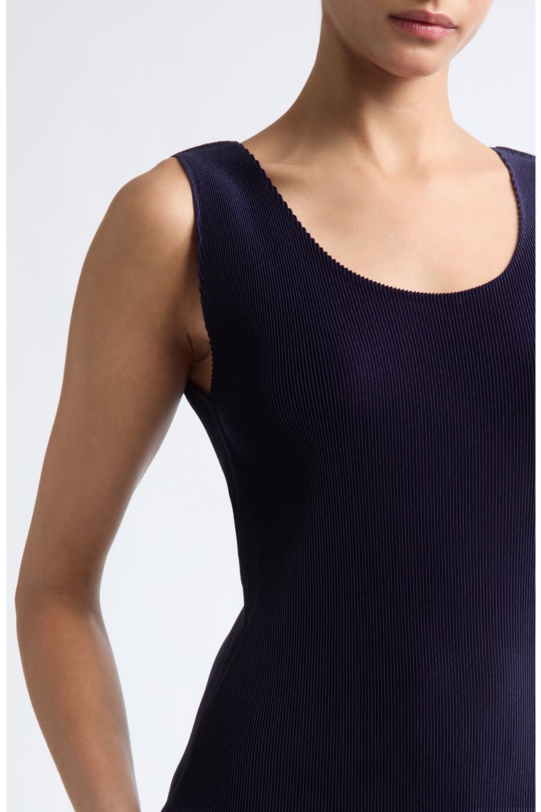 Mist September Pleated Tank, Alternate, color, NAVY