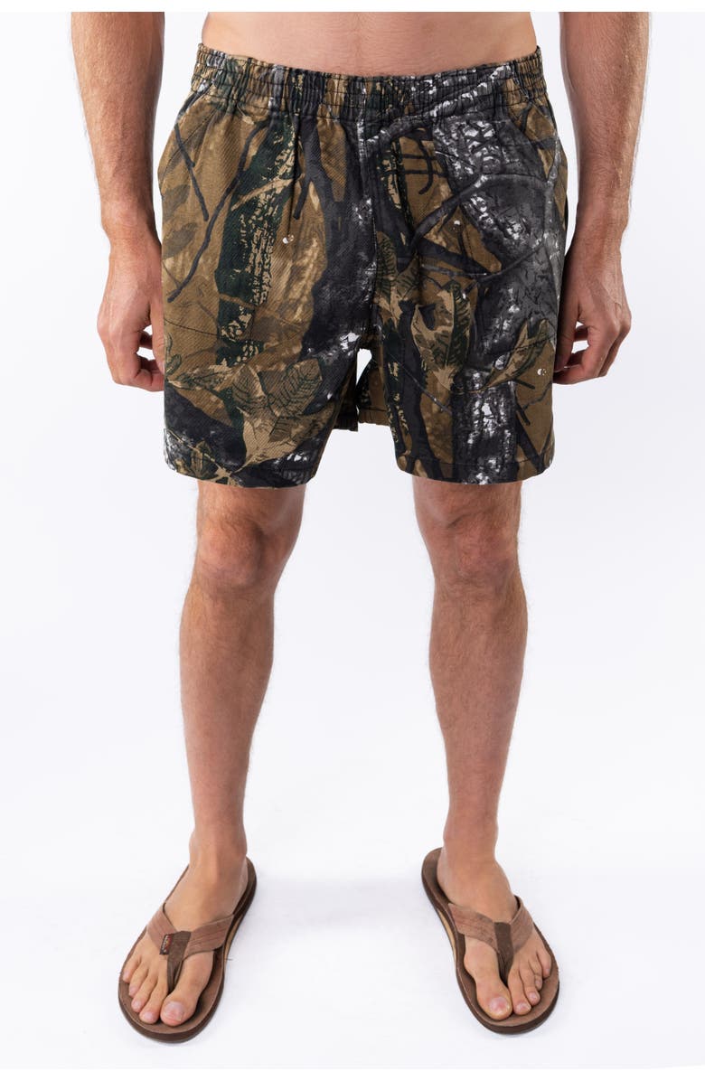 ARIKO Gender Inclusive Camo Day Shorts, Alternate, color, Real Tree Camo