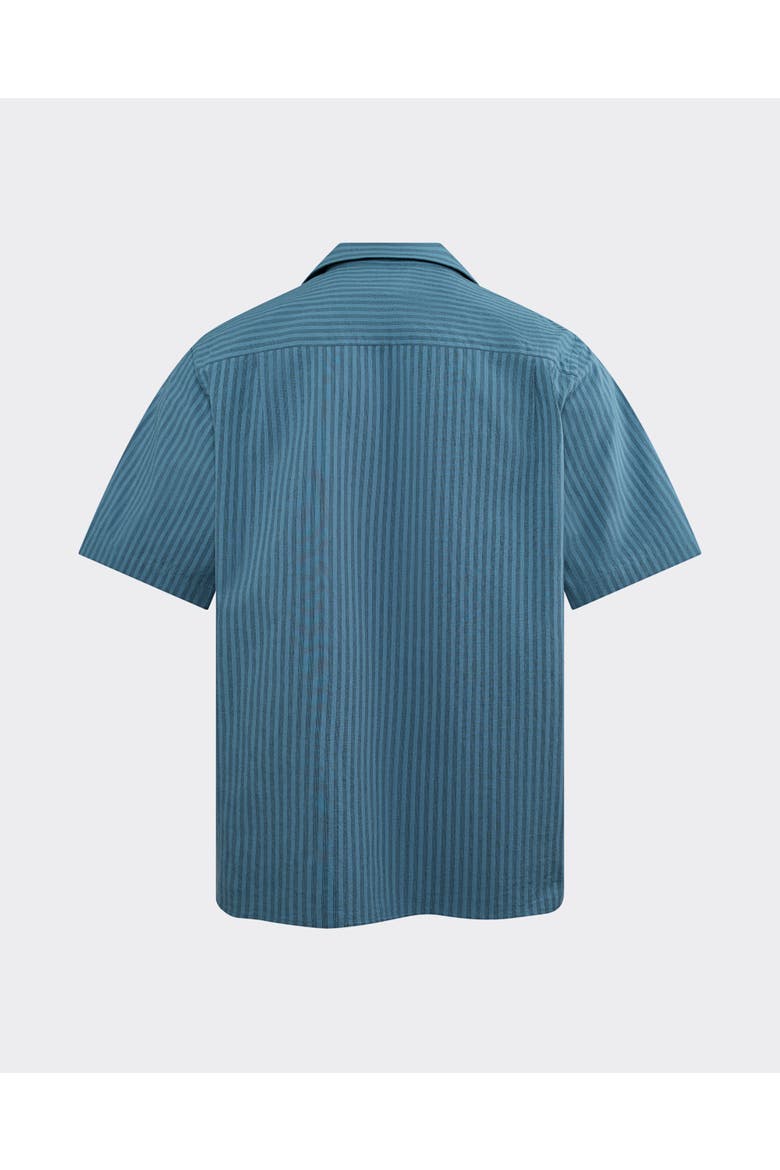 Camp Shirt, Alternate, color, Navy Stripe