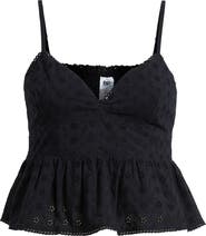 BP. Pretty Cotton Eyelet Babydoll Top