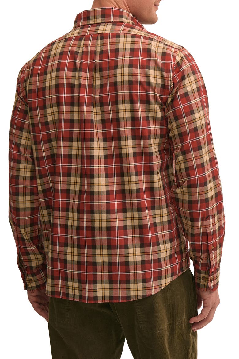 Friday Cotton Twill Shirt, Alternate, color, CAMELPLAID