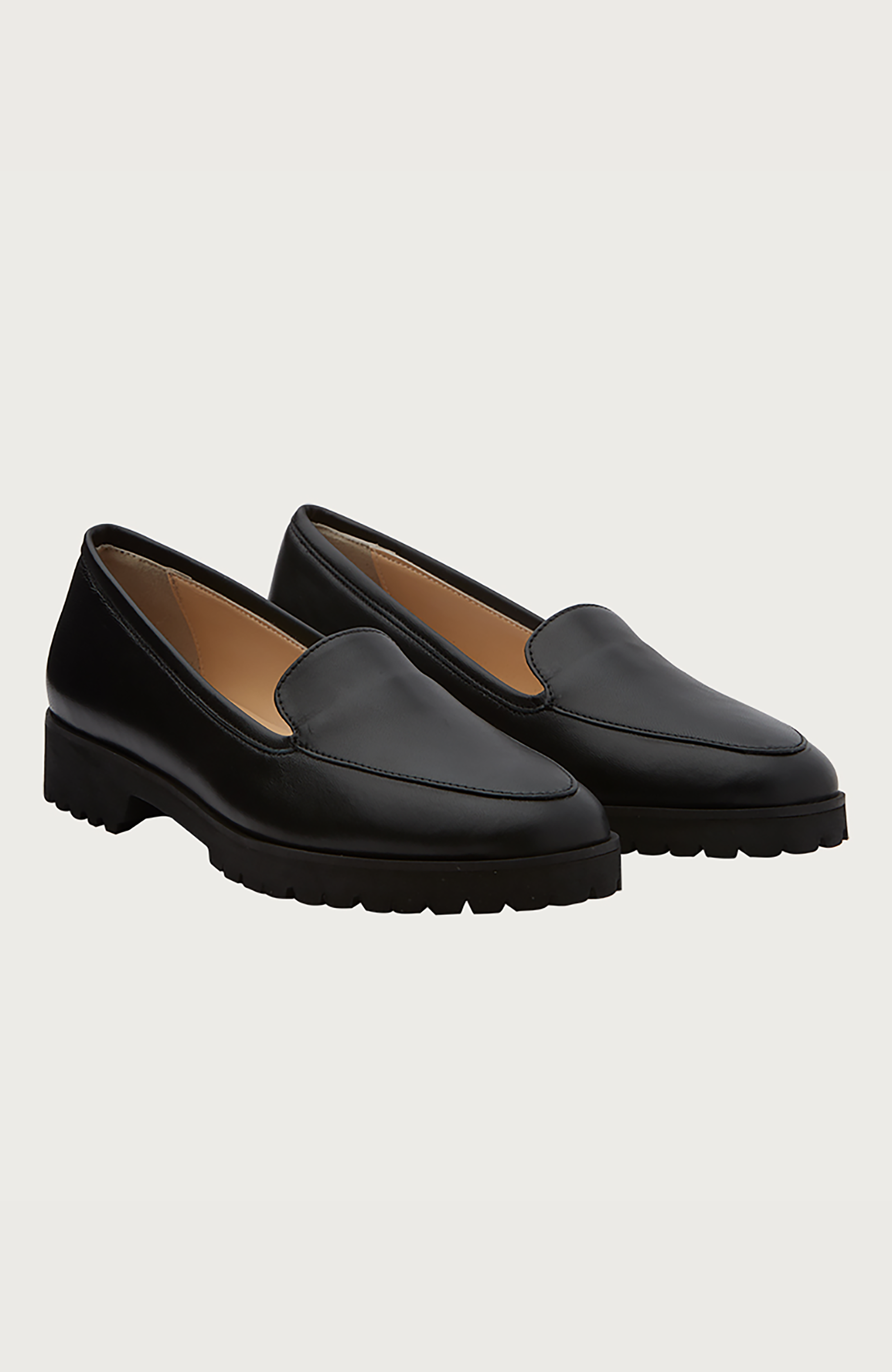 andrea carrano Carro Loafers, Alternate, color, Black Leather