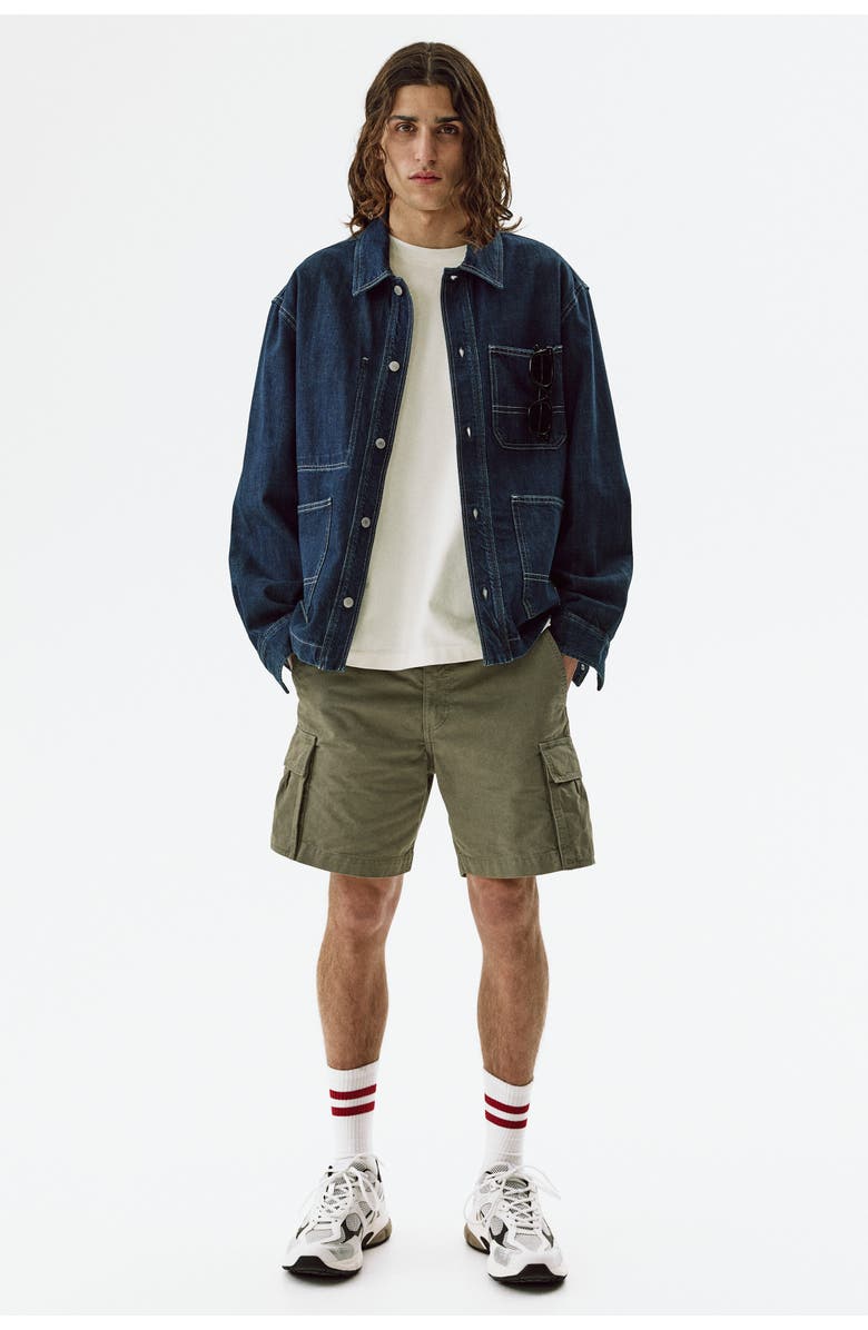 H&M Oversized Fit Printed Cotton T-shirt, Alternate, color, Cream/Car