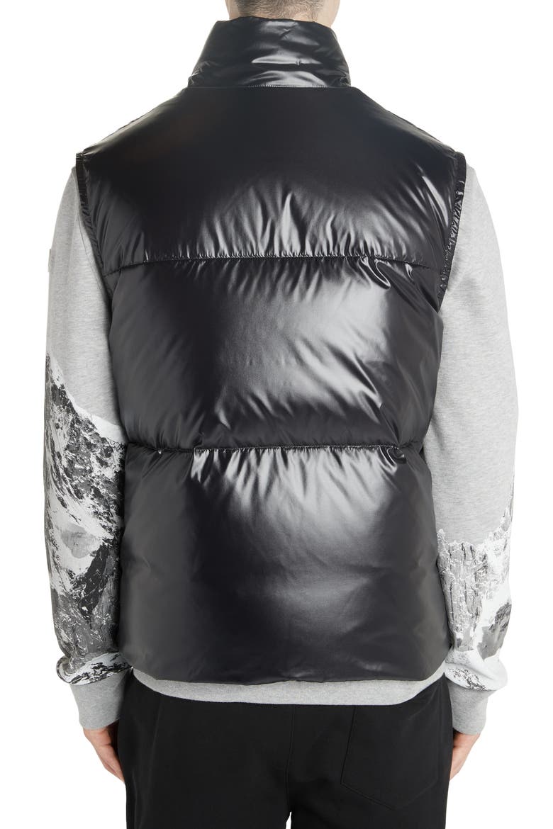 Banker Down Vest, Alternate, color, BLACK
