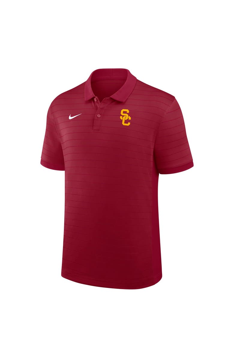 Nike Men's Nike Cardinal USC Trojans 2025 Early Season Coaches Sideline Victory Stripe Performance Polo, Alternate, color, Cardinal