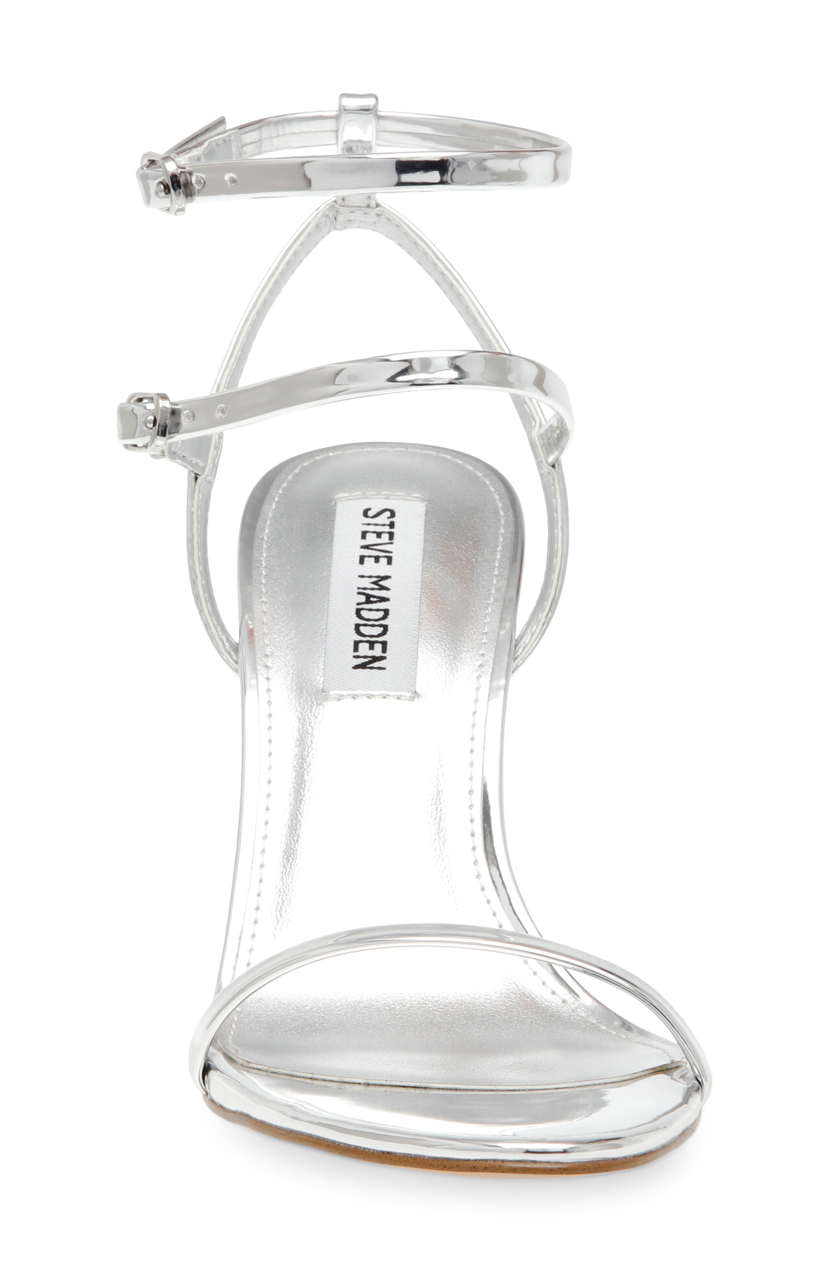 Theresa Ankle Strap Sandal, Alternate, color, SILVER