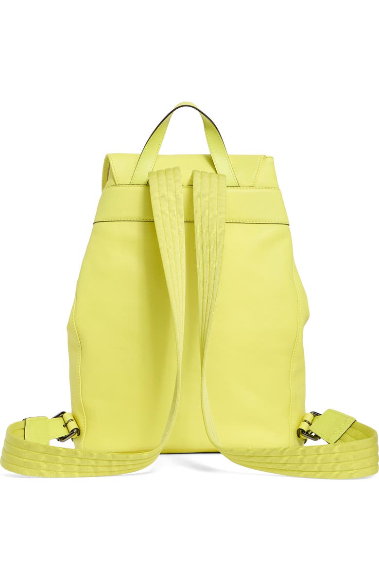 Longchamp 3D Medium Leather Backpack, Alternate, color, Neon