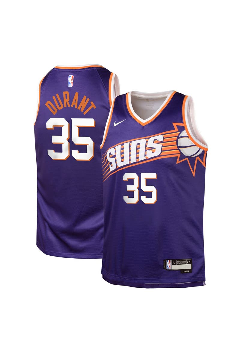 Youth Nike Kevin Durant Purple Phoenix Suns Swingman Jersey - Icon, Main, color, Purple