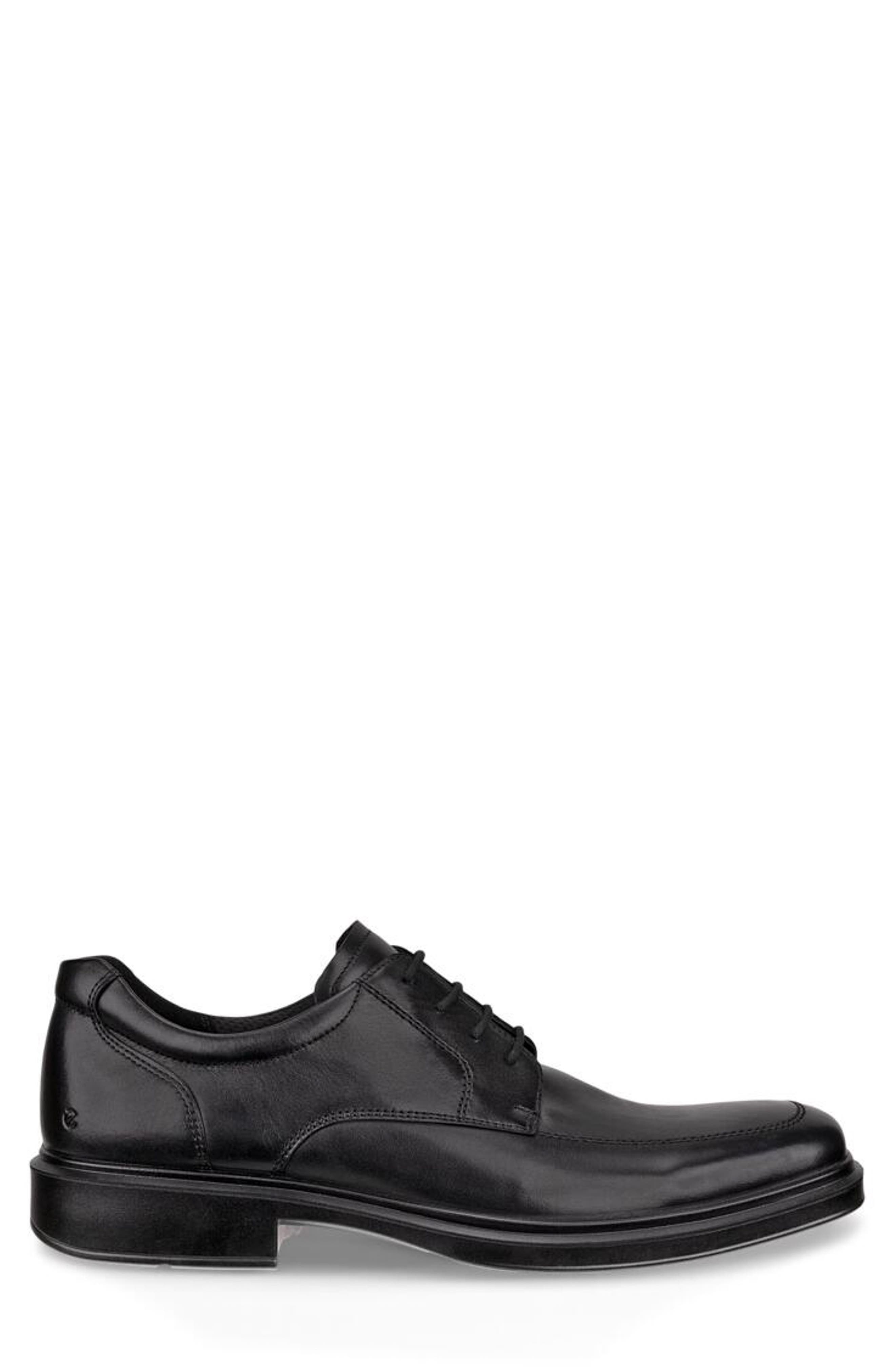 ECCO Helsinki Lace Up Leather Derby, Alternate, color, Black