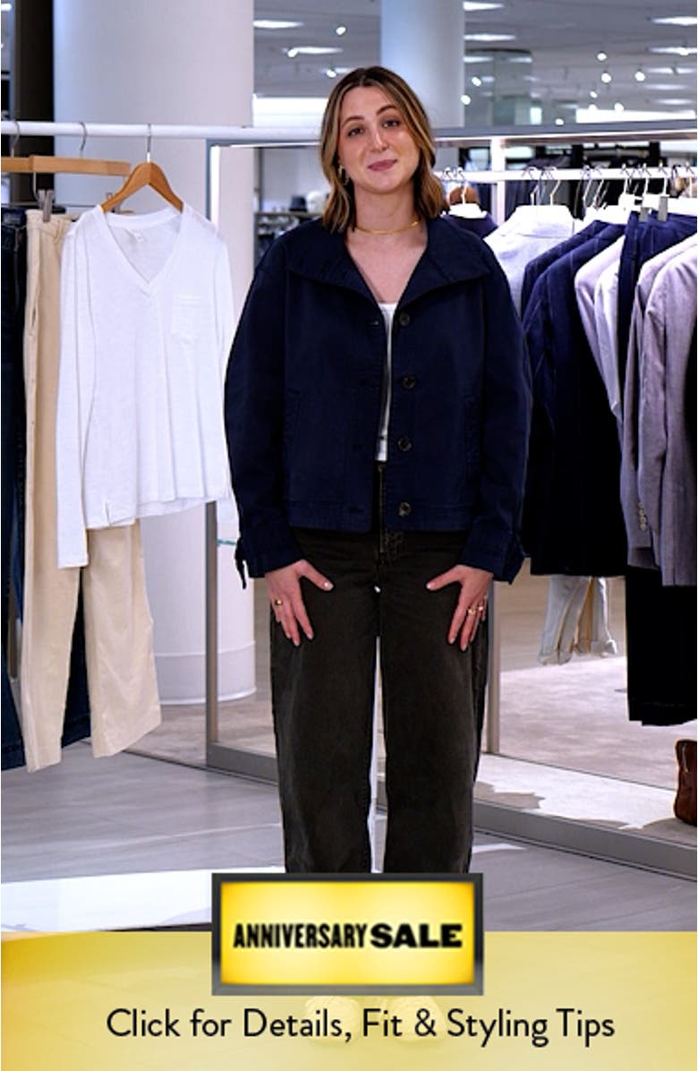 Cotton Stretch Twill Swing Jacket
