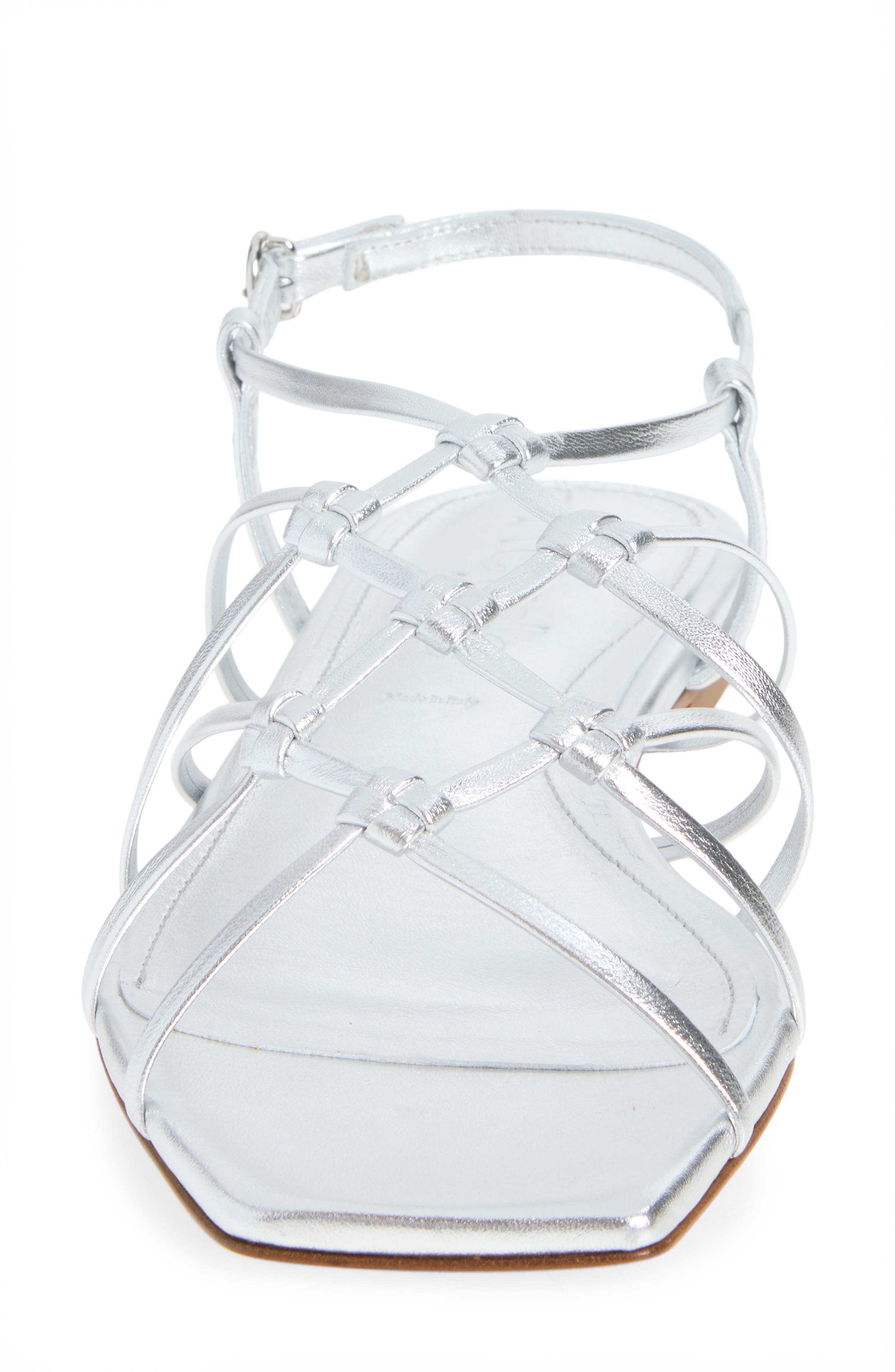 Anisa Sandal, Alternate, color, SILVER