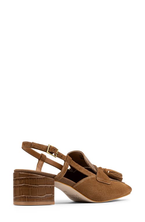 Donald Pliner Tassel Slingback Pump In Brown