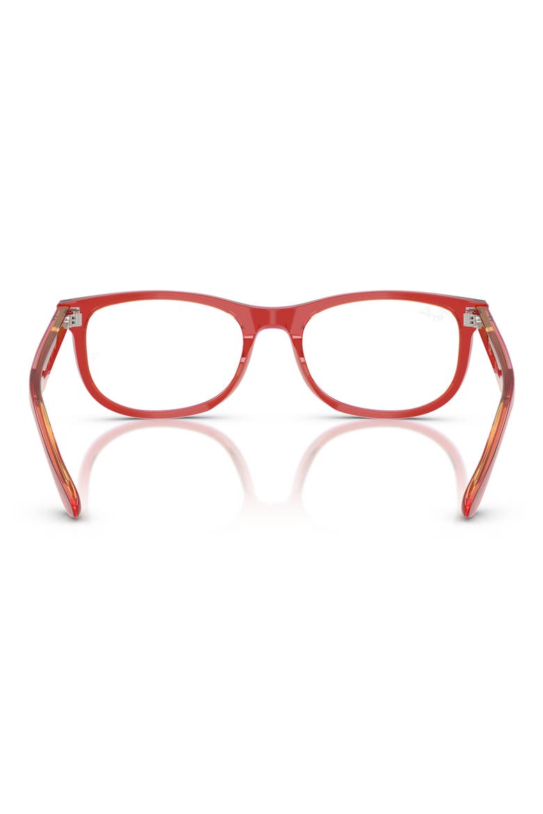 46mm Rectangle optical glasses, Alternate, color, RED