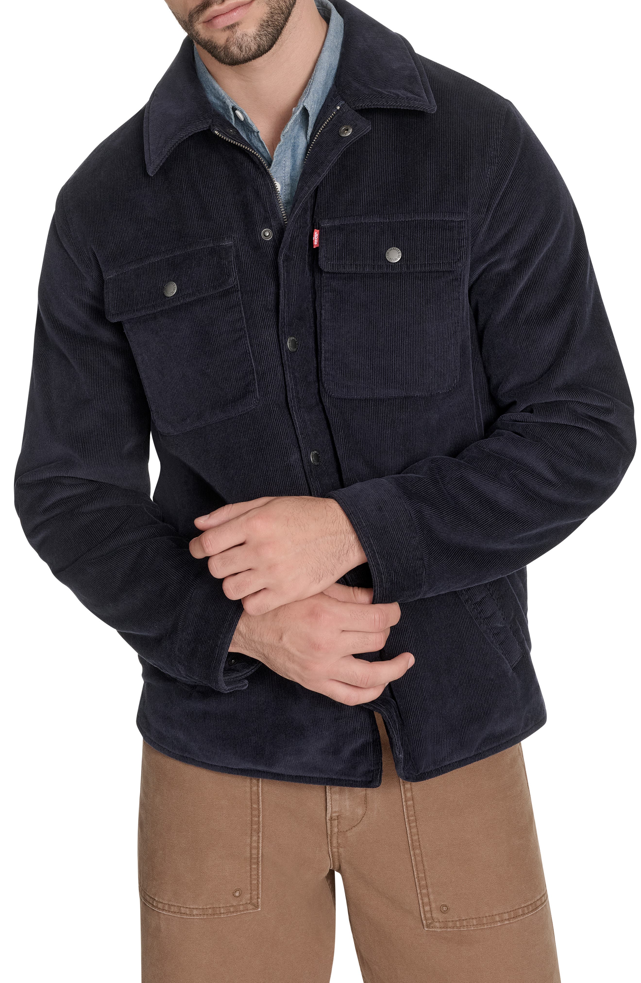 Corduroy Insulated Zip-Up Jacket - image 3