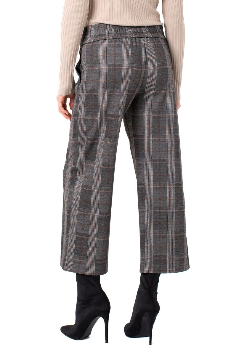 Liverpool Los Angeles Liverpool Mabel Plaid Wide Leg Ankle Pants, Alternate, color,