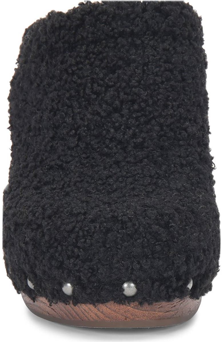 KORKS Footwear Faux Fur Teddy Clog, Main, color,