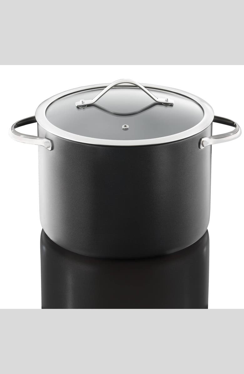 Cuisine::pro<sup>®</sup> iD3<sup>®</sup> Stockpot with Lid 8qt, Alternate, color, Black