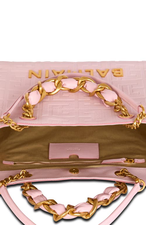 Balmain 1945 Soft Grained Leather Tote