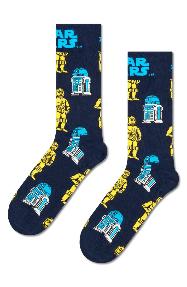 Happy Socks Assorted 3-Pack Star Wars Socks Gift Box, Alternate, color, Black