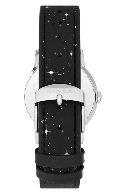 Timex ® X Peanuts Marlin® Space Synthetic Strap Watch, 34mm In Black