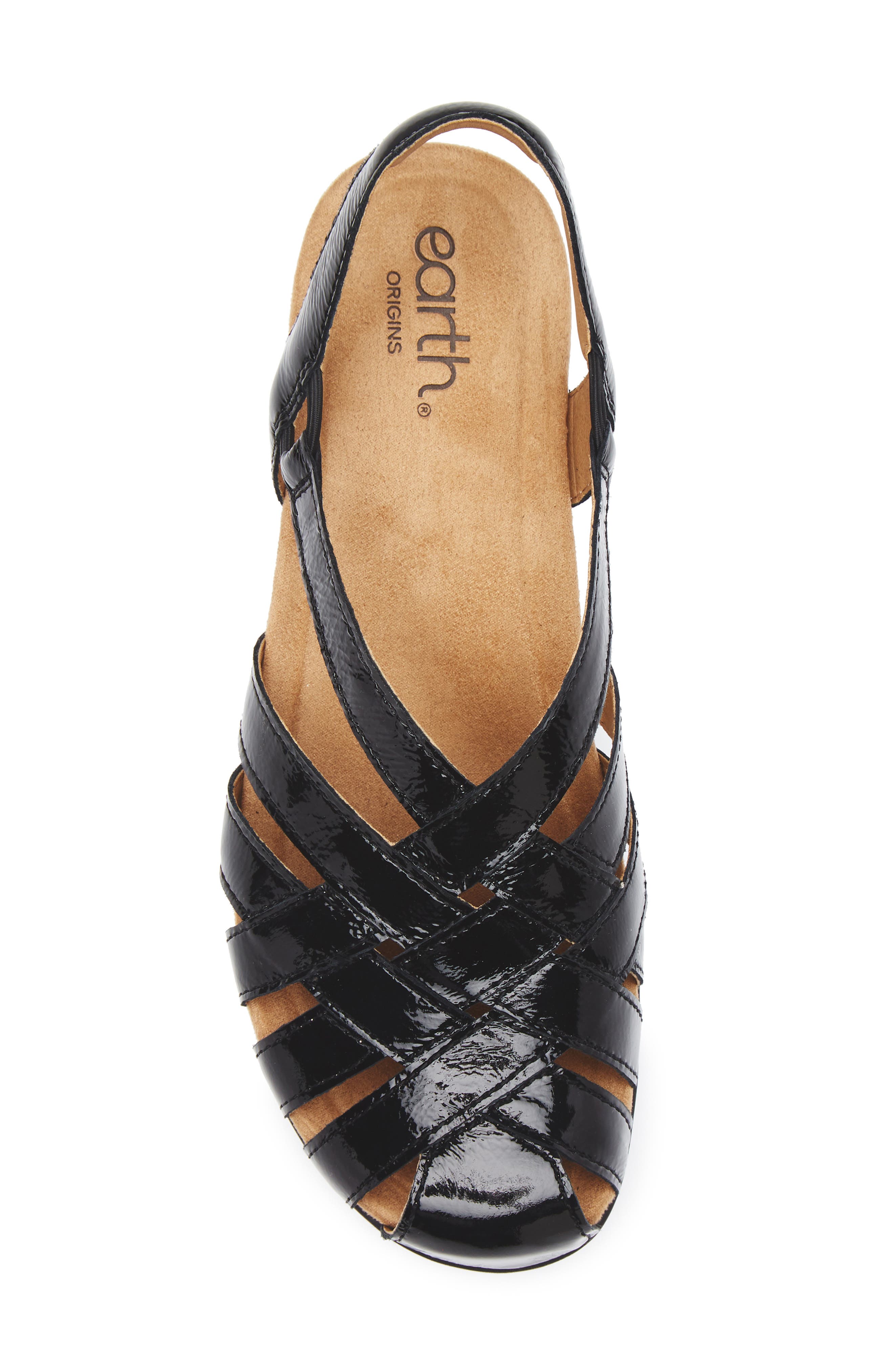 Earth<sup>®</sup> Berri Slingback Sandal, Alternate, color, Black