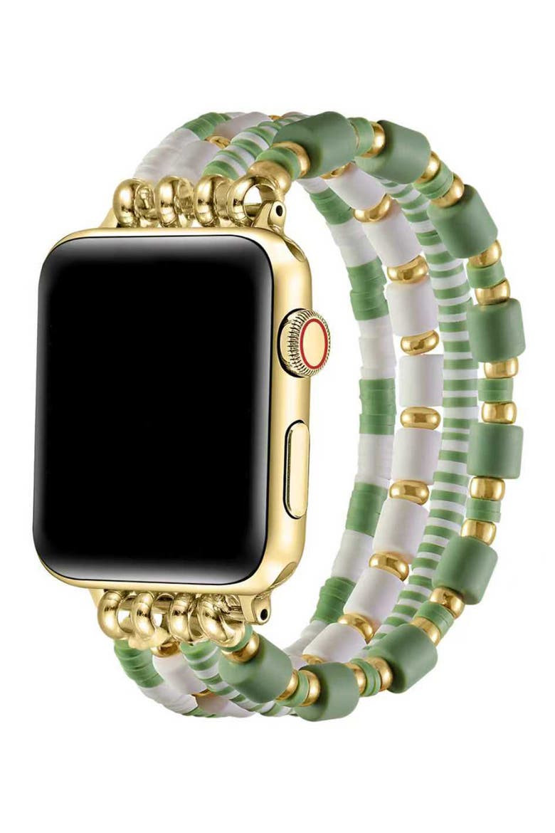 Emily Apple Watch® Bracelet Watchband, Alternate, color, GREEN