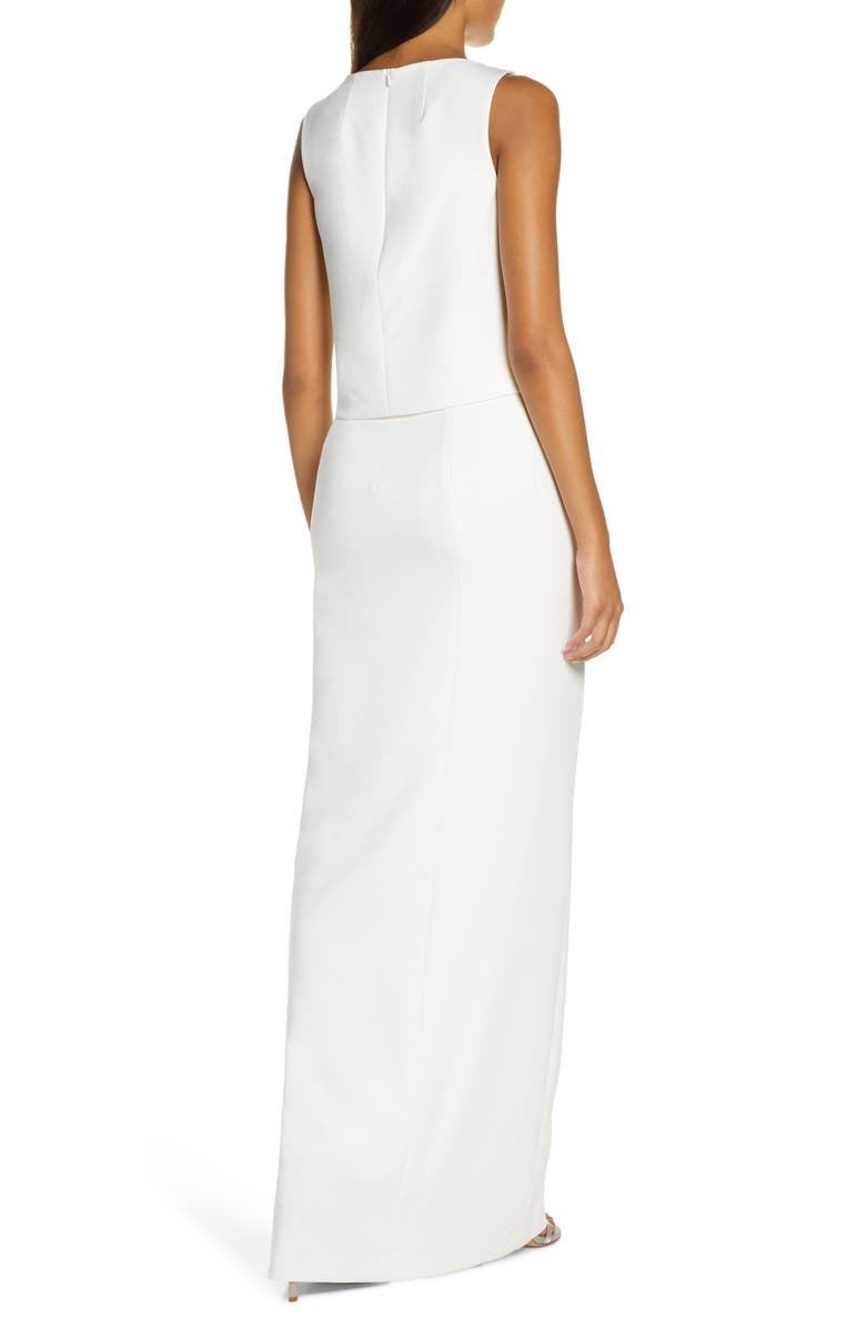 Black Halo Kacie Two-Piece Sleeveless Maxi Dress, Alternate, color,