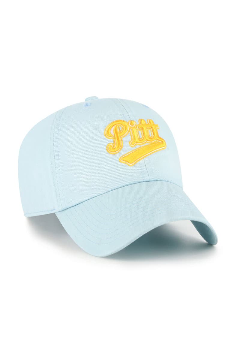 '47 Men's '47 Powder Blue Pitt Panthers Vault Clean Up Adjustable Hat, Alternate, color, Powder Blue