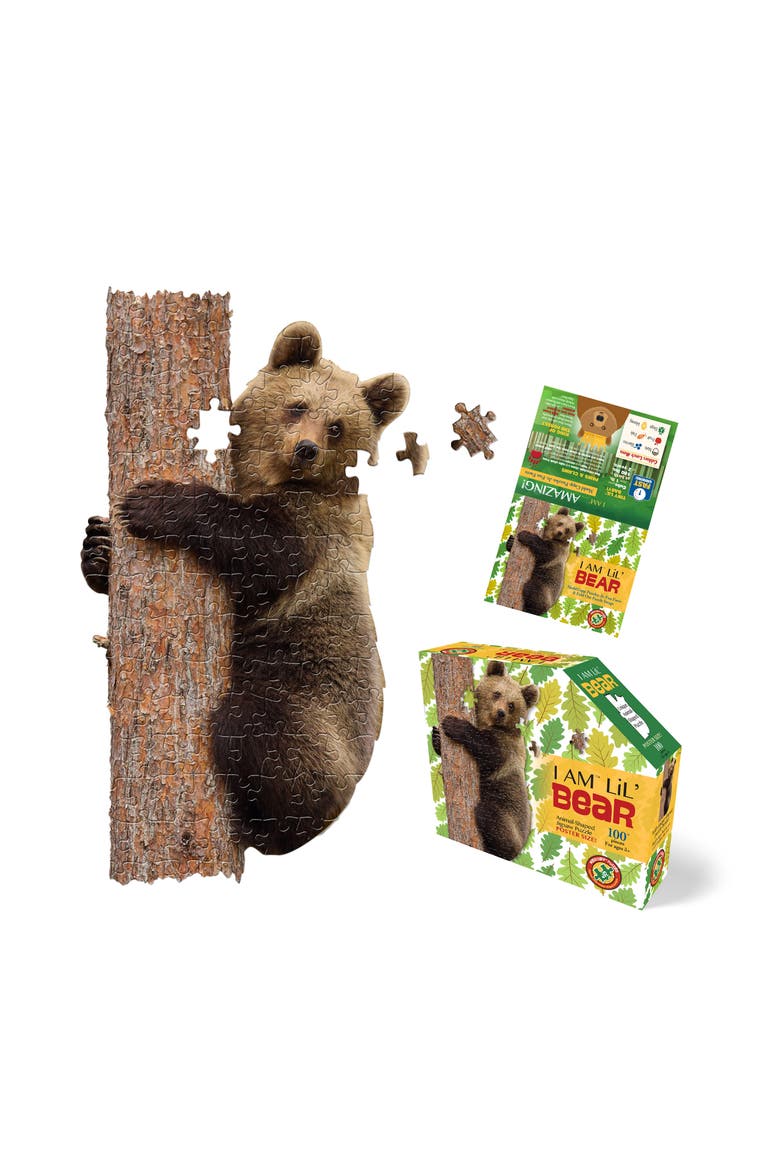 LiL' BEAR 100 Piece Jigsaw Puzzle For Ages 5+, Alternate, color, Multicolored