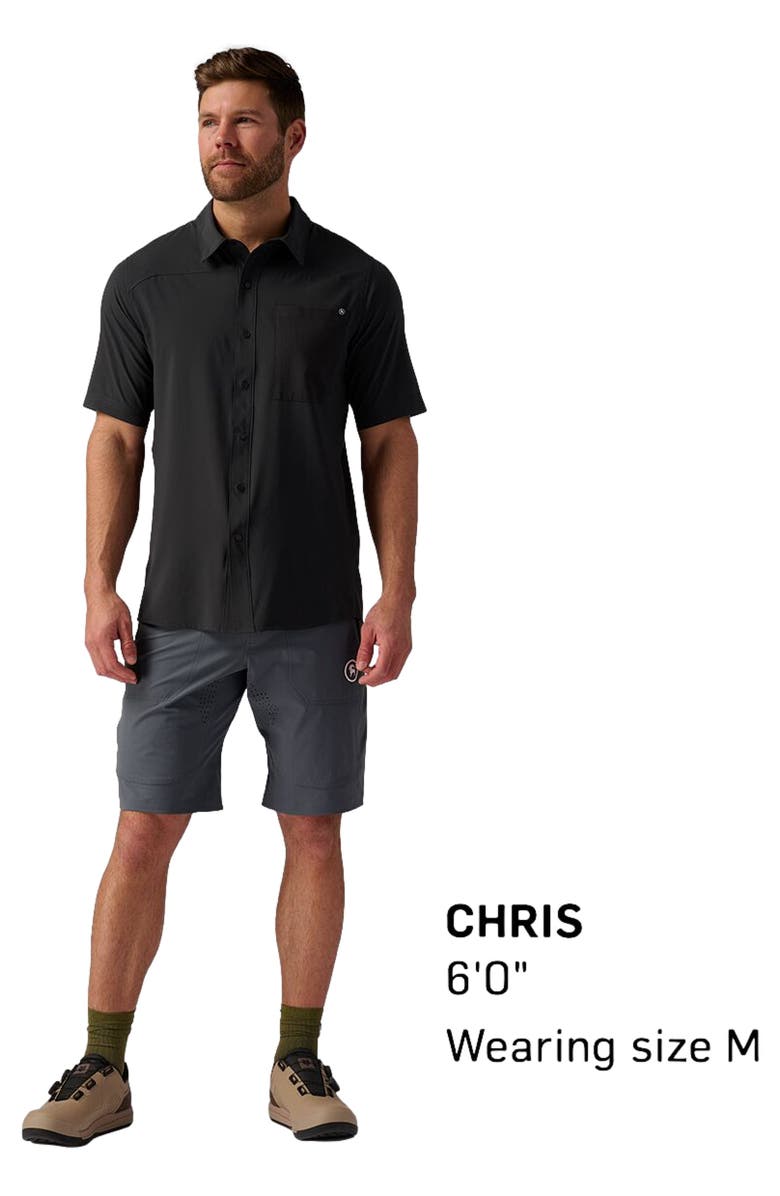 Backcountry Slickrock Short-Sleeve Button-Up Jersey - Men's, Alternate, color, Black