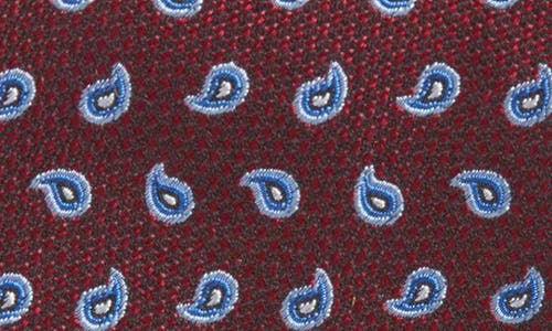 Nordstrom Neat Silk Tie In Burgundy
