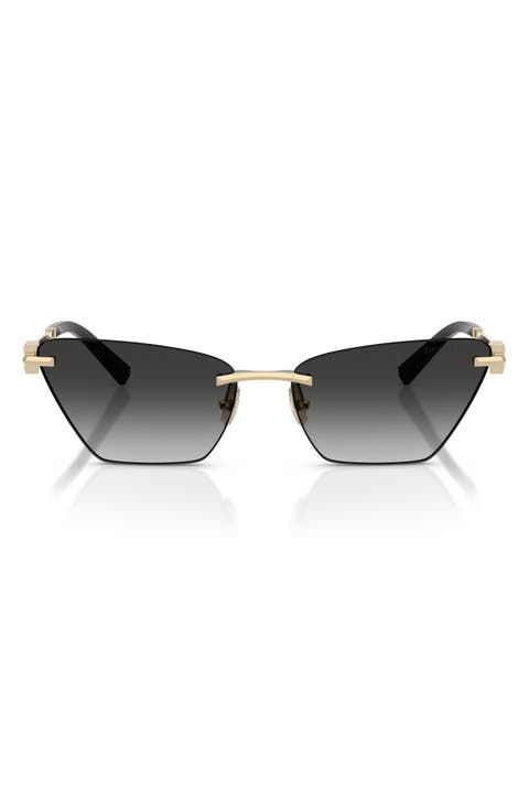 61mm Gradient Butterfly Sunglasses