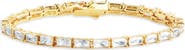 Sterling Forever Blanche Cubic Zirconia Tennis Bracelet