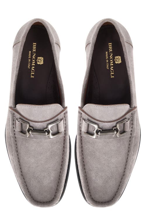 Bruno Magli Trieste Bit Loafer In Gray