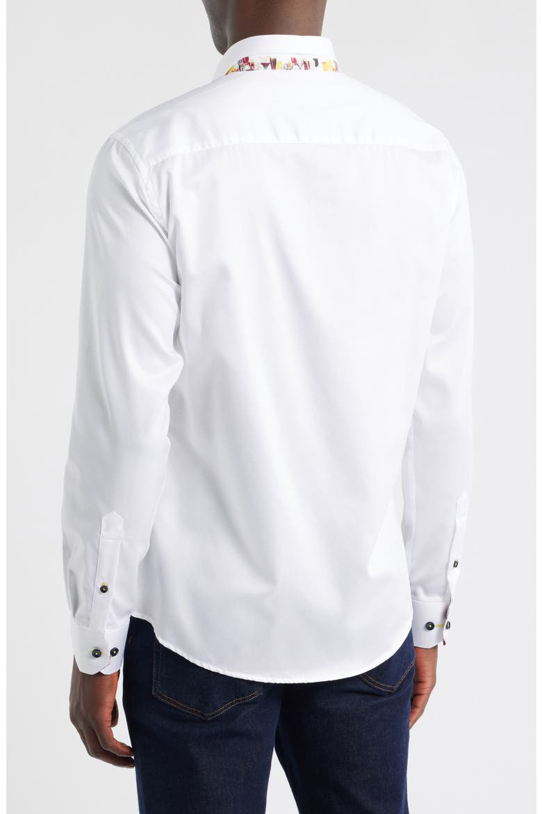 Sinai Collection Luxe Cotton Dress Shirt, Alternate, color, WHITE