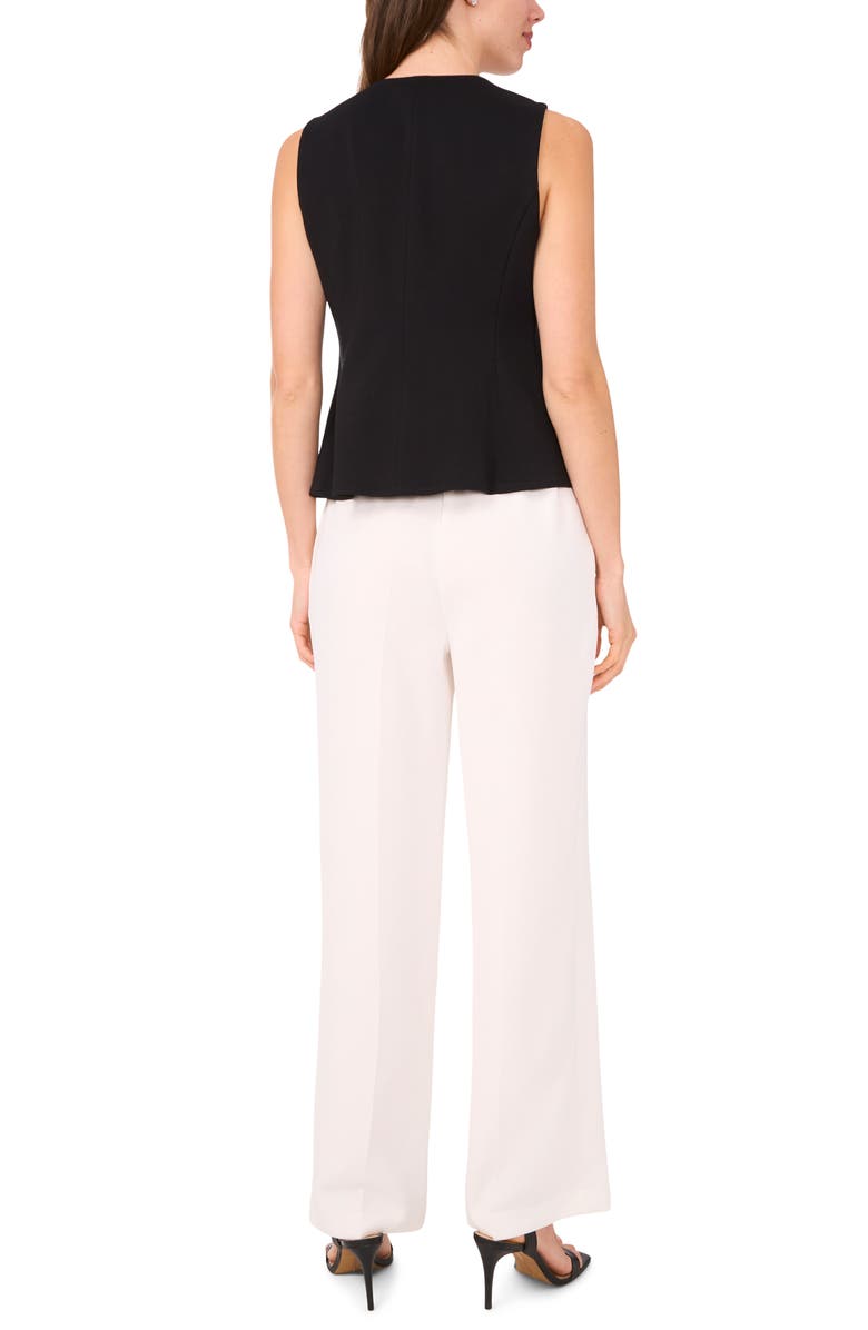 Halogen<sup>®</sup> Button-Up Vest, Alternate, color, Rich Black