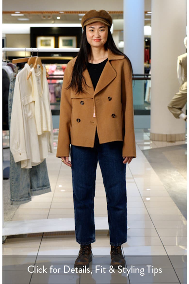 I'm Yours Double Breasted Wool Blend Coat video