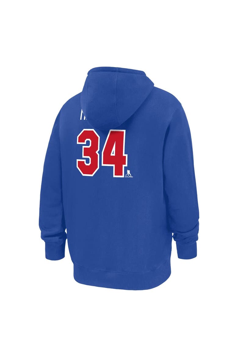 Men's Nike Auston Matthews Royal US Hockey 2026 Name & Number Hoodie, Alternate, color, Royal