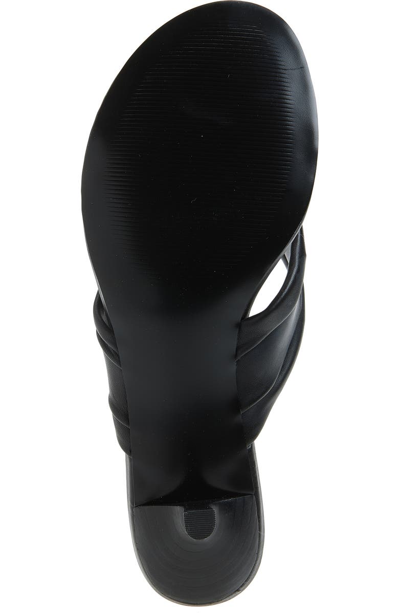 Nordstrom Selene Kitten Heel Flip Flop, Alternate, color, Black
