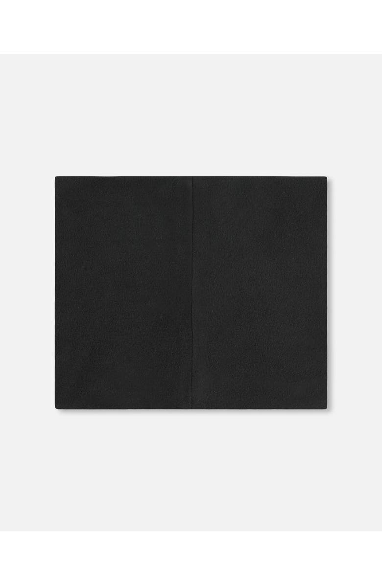 Deux par Deux Kids Unisex Mid-Season Jersey Neckwarmer Black, Alternate, color,