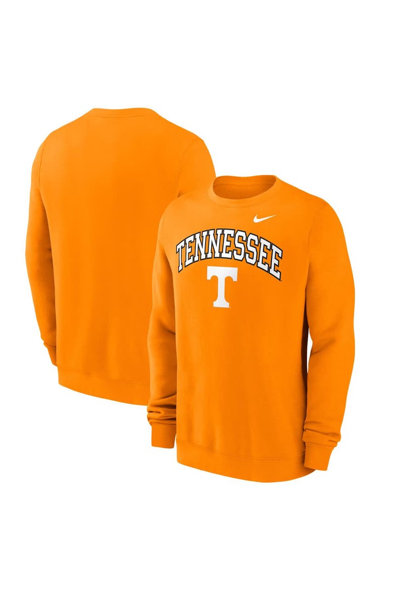 Men's Nike Tennessee Orange Tennessee Volunteers Arch Pullover Sweatshirt, Main, color, Tennessee Orange