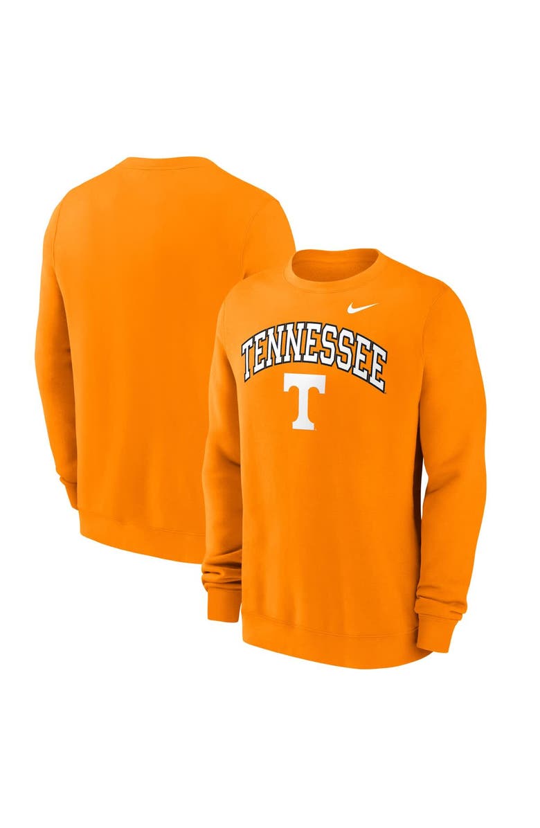 Nike Men
s Nike Tennessee Orange Tennessee Volunteers Arch Pullover Sweatshirt, Main, color, Tennessee Orange