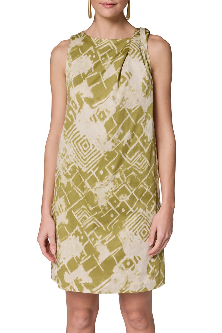 Abstract Print Shift Dress, Alternate, color, KIWI MULTI