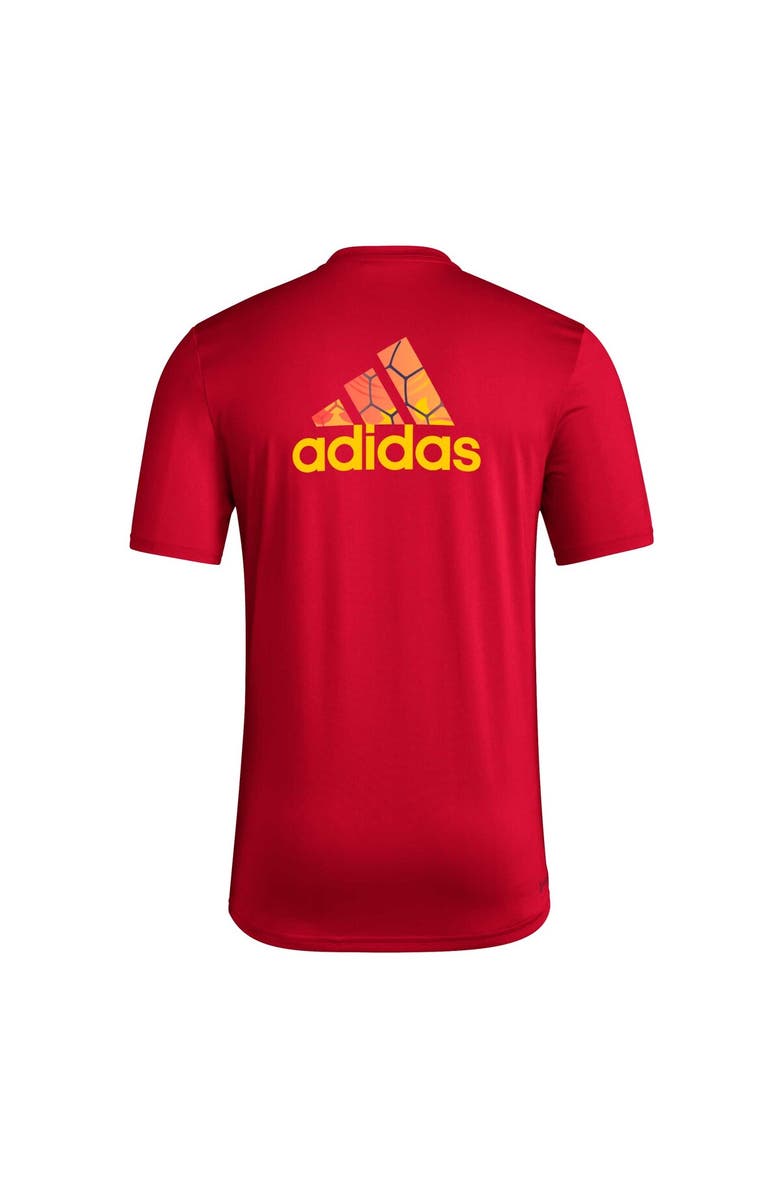 adidas Men's adidas Red Real Salt Lake Local Pop AEROREADY T-Shirt, Alternate, color, 