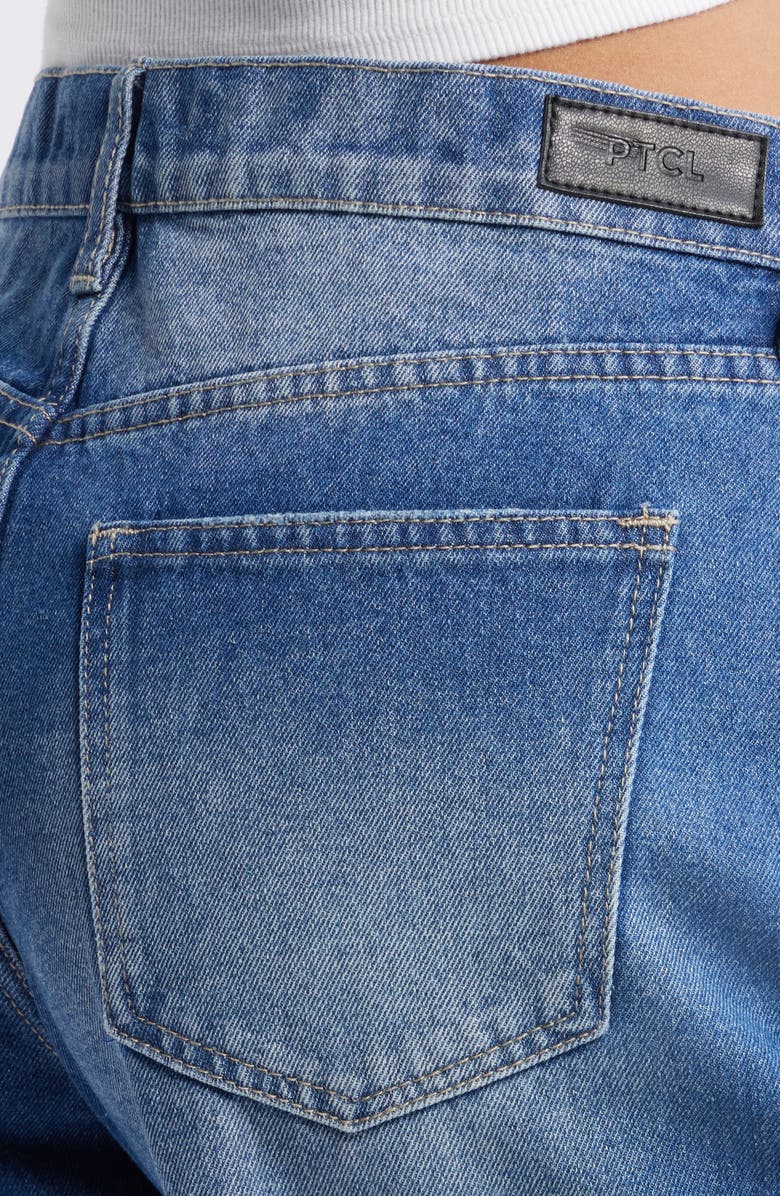 PTCL Tara Denim Bermuda Shorts, Alternate, color, Med Indigo