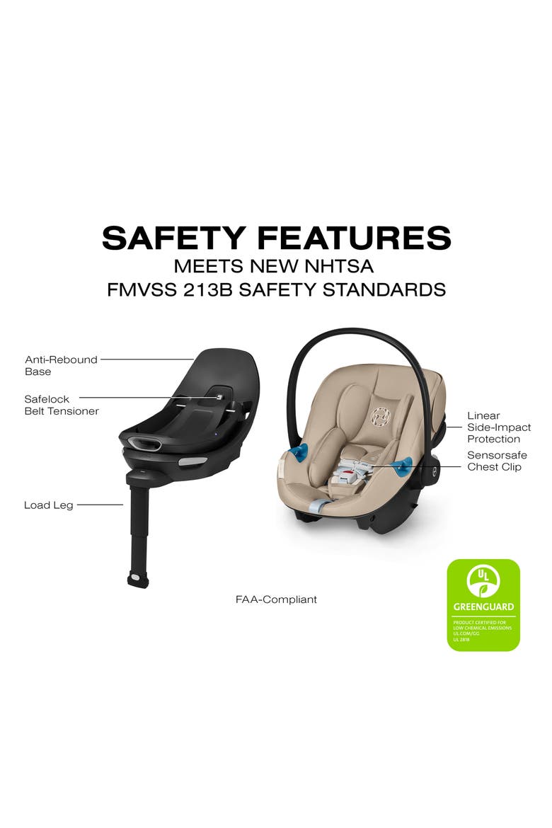 Aton G2 Infant Car Seat with Swivel Load Leg Base, Alternate, color, ALMOND BEIGE