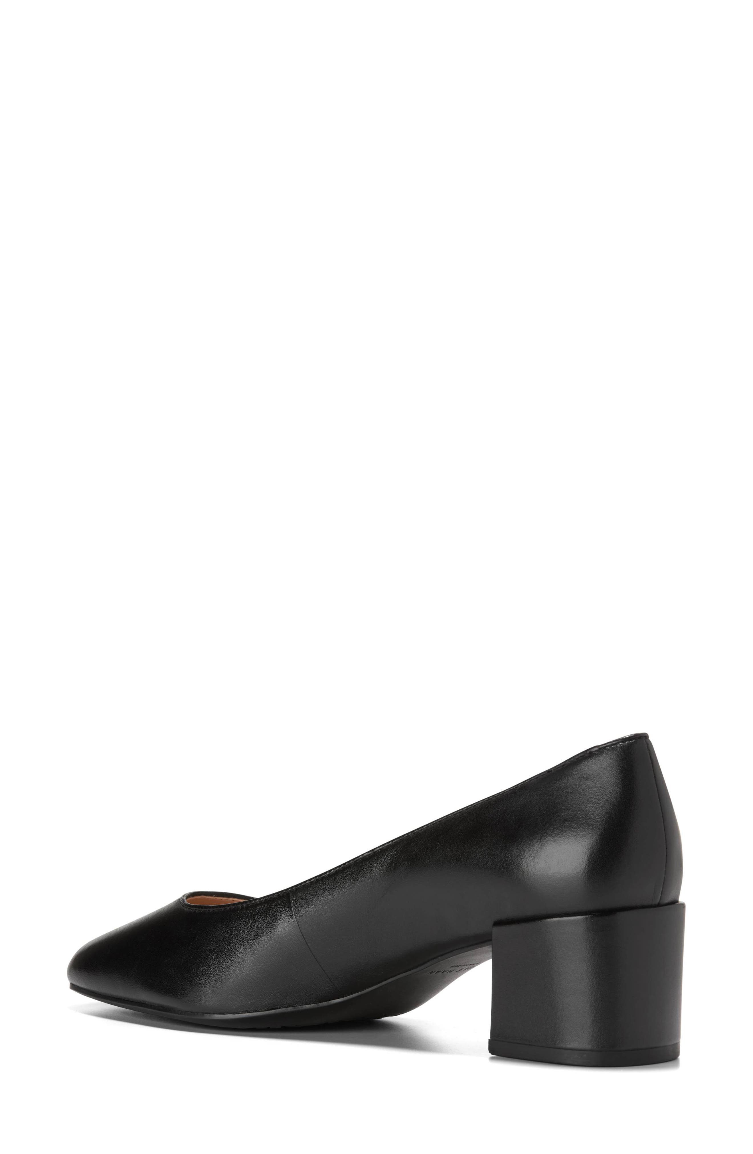 Cole Haan Go-To Shayla Block Heel Pump, Alternate, color, Black Leather